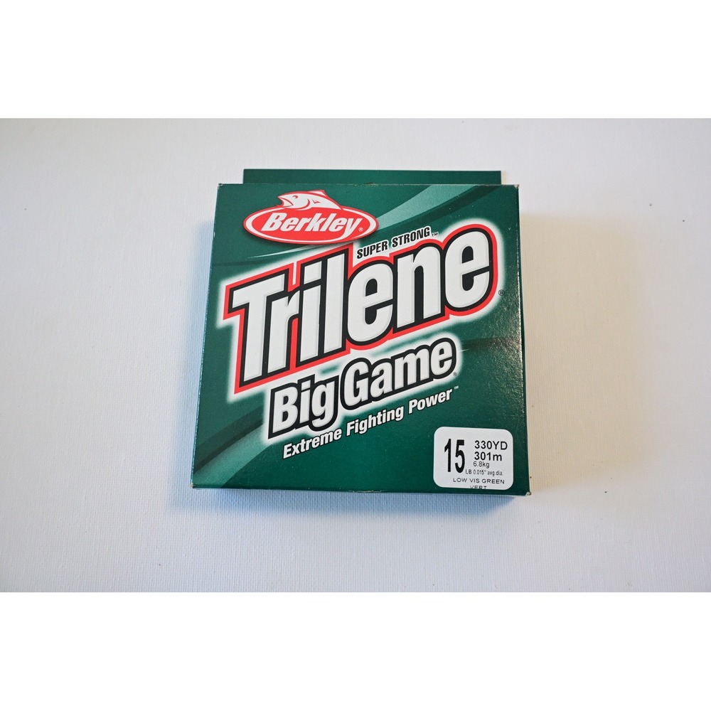 Berkley Trilene Big‎ Game Fishing Line 15LB 330YD Low Vis Green